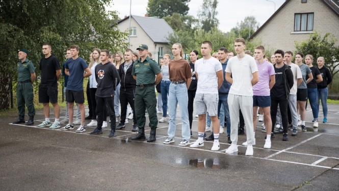 Kadeti  - kandidāti uzsāk ceļu uz robežsarga profesiju Nr.1