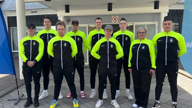 Valsts robežsardzes koledžas komanda Baltijas valstu studentu sporta spēlēs “SELL GAMES 2025”, Somijā, Vierumäki.