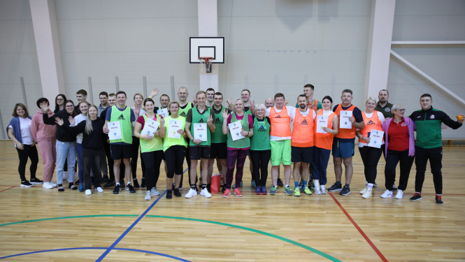 Valsts robežsardzes koledžā personālu vieno sports! Nr.1