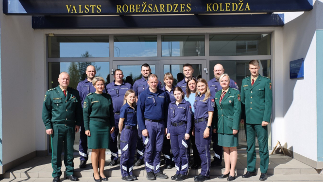 Valsts robežsardzes koledžā norisinājās apmācības Valsts policijas amatpersonām
