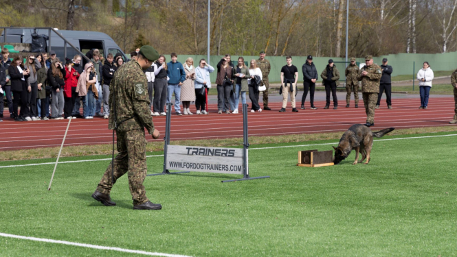 Valsts robežsardzes koledžas “Atvērto durvju diena” pulcē interesentus no visas Latvijas