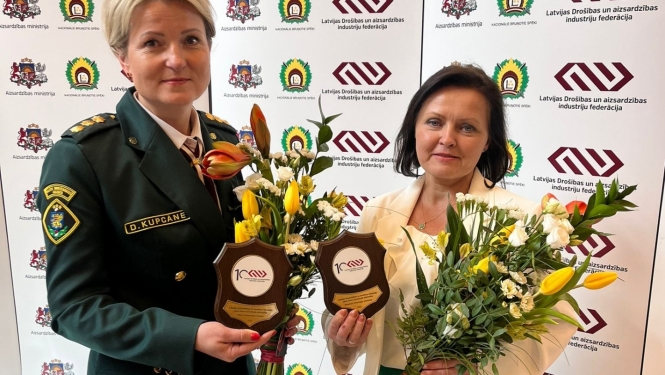 Valsts robežsardzes koledža un Rēzeknes tehnoloģiju akadēmija saņēma Latvijas Aizsardzības un drošības industriju gada balvu 2023