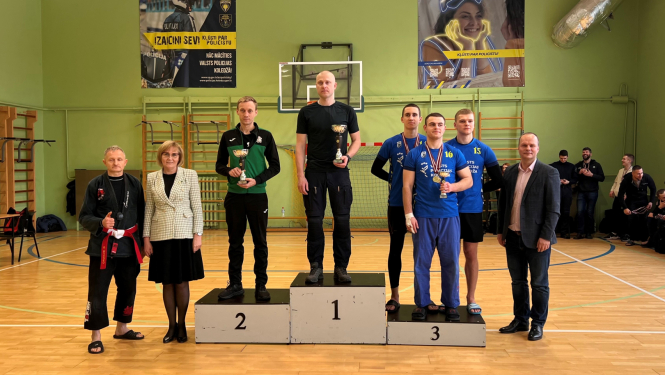 Valsts robežsardzes komanda izcīna 2.vietu Iekšlietu ministrijas atklātā čempionāta sacensībās tuvcīņā Nr.1