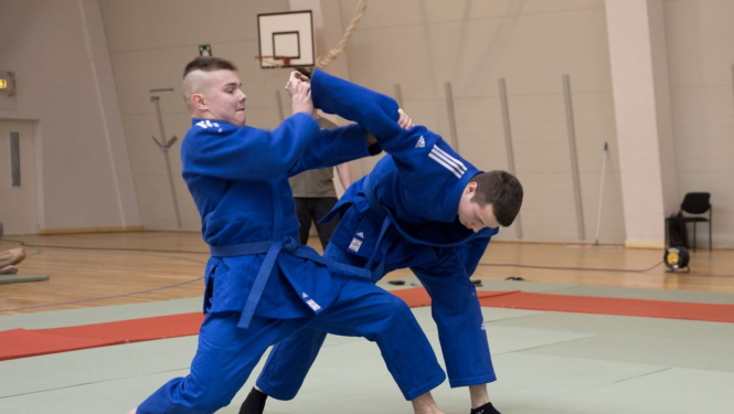 Valsts robežsardzes 2023.gada čempionāta sacensības tuvcīņas paņēmienu paraugdemonstrējumos