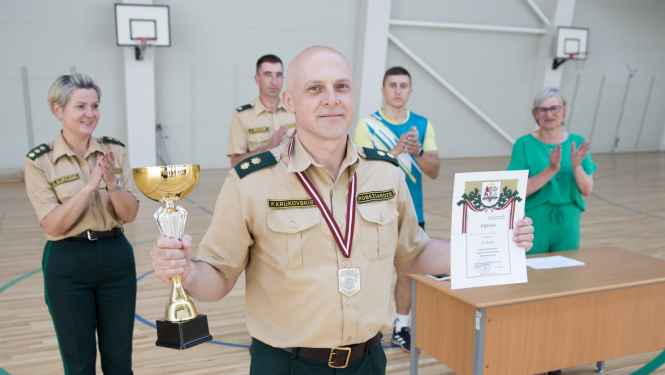 Noskaidroti dienesta trīscīņas sacensību uzvarētāji Nr.3