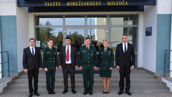Valsts robežsardzes koledžā viesojās delegācija no Azerbaidžānas