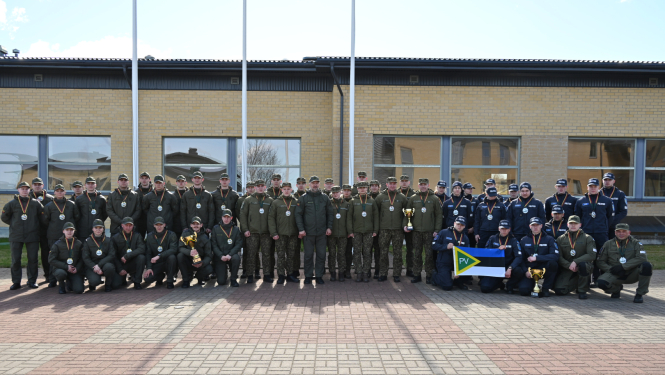 Valsts robežsardzes koledžas komanda piedalās Baltijas valstu robežsargu profesionālajās sporta sacensībās Lietuvā