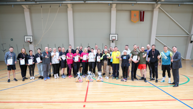 Valsts robežsardzes koledžā norisinājās personāla sporta diena