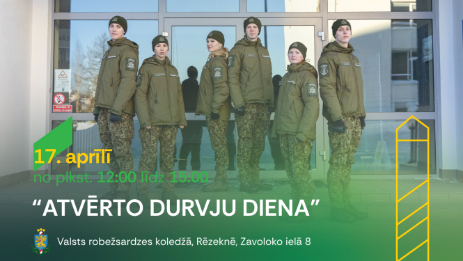 Atvērto durvju diena Valsts robežsardzes koledžā