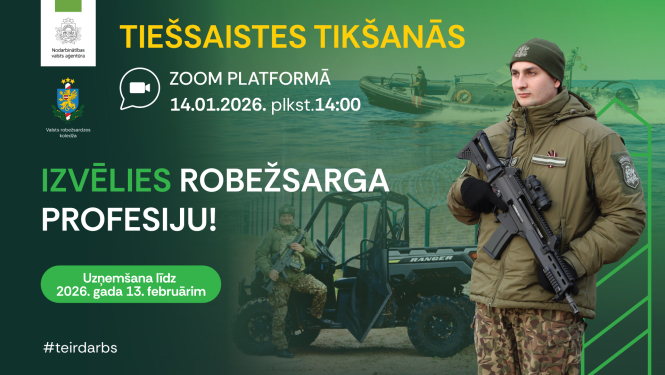 14.februāra notikum afiša. Tiešsaistes tikšanās