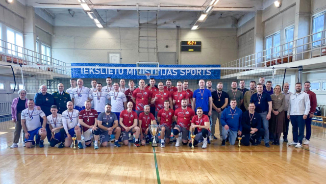 Norisinājās Iekšlietu ministrijas volejbola sacensības