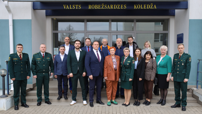 Saeimas Sporta apakškomisija viesojas Valsts robežsardzes koledžā 2025.gada 28.marts