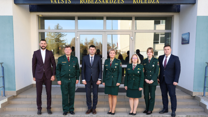 Valsts robežsardzes koledžā viesojās delegācija no Moldovas