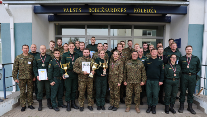 Valsts robežsardzes Viļakas pārvalde ieguva zelta kausu