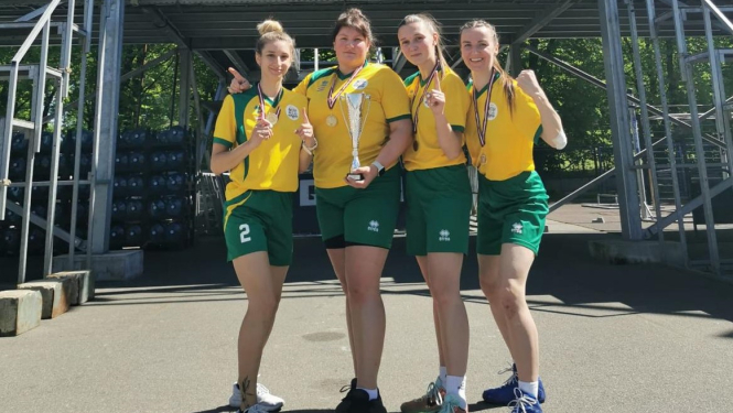 Iekšlietu ministrijas čempionātā Valsts robežsardzes komandas izcīna uzvaru sieviešu strītbolā