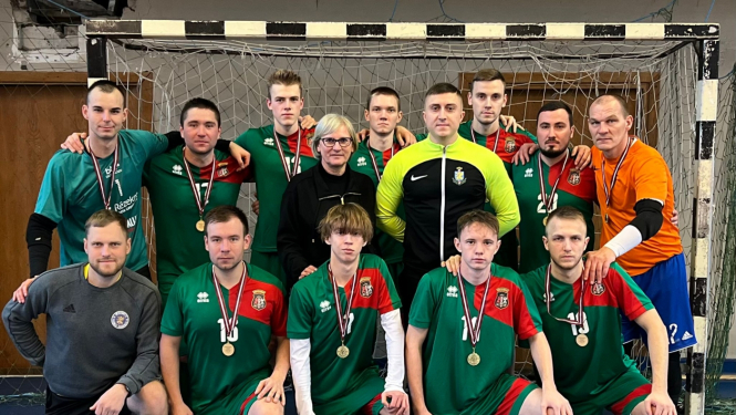 Robežsargi triumfē Iekšlietu ministrijas futbola laukumā