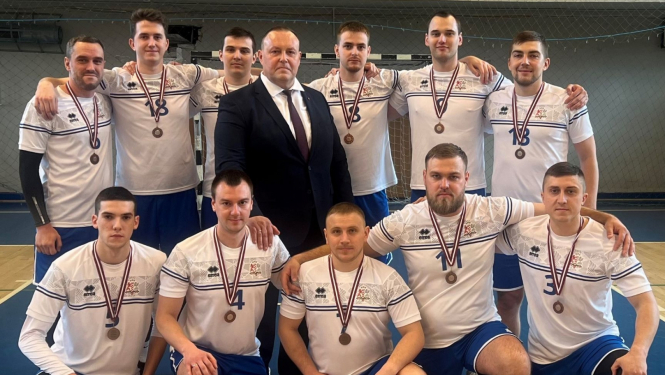 Iekšlietu ministrijas čempionāta sacensībās basketbolā Valsts robežsardzes komanda ieguva 3.vietu