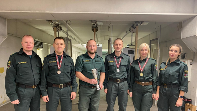 Iekšlietu ministrijas atklātā čempionāta sacensībās 1.vietu iegūst Valsts robežsardzes komanda Nr.1