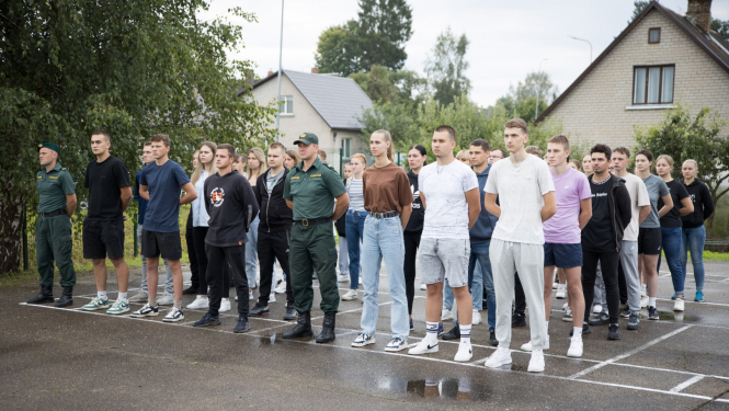 Kadeti  - kandidāti uzsāk ceļu uz robežsarga profesiju Nr.1