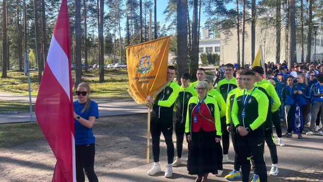 Valsts robežsardzes koledžas komanda Baltijas valstu studentu sporta spēlēs “SELL GAMES 2025”, Somijā, Vierumäki.