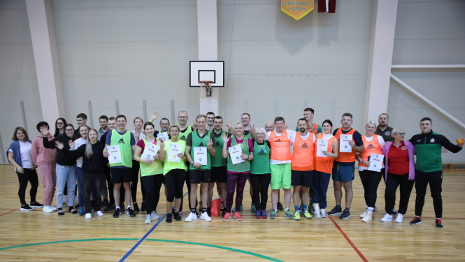 Valsts robežsardzes koledžā personālu vieno sports! Nr.1