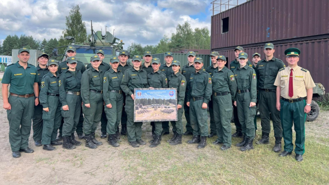Valsts robežsardzes koledžas studējošie piedalījās “Vasaras lauka nometnē”