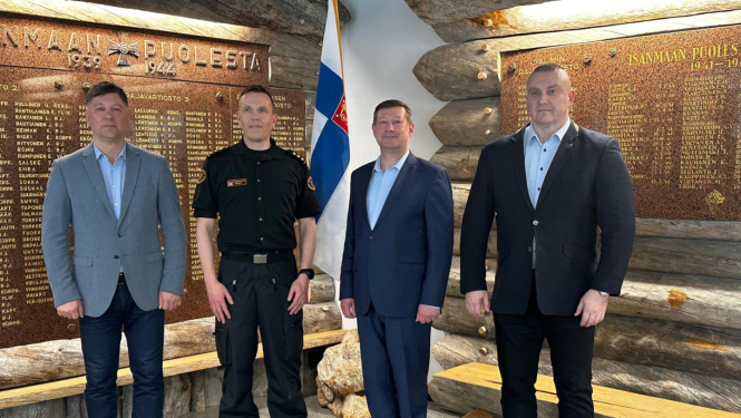 ikgadējā Polijas, Lietuvas, Latvijas un Somijas robežsargu mācību iestāžu vadības pārstāvju sanāksmē Somijas Robežu un krasta apsardzes akadēmijā