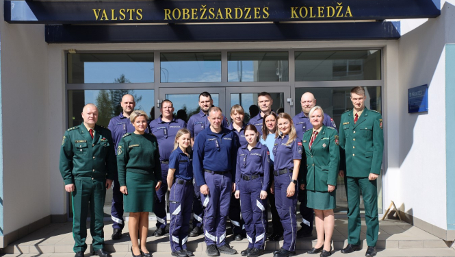 Valsts robežsardzes koledžā norisinājās apmācības Valsts policijas amatpersonām