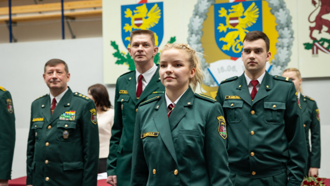 Valsts robežsardzes koledžā aizvada izlaidumu Nr.12