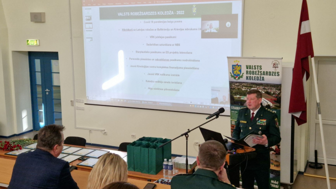 Valsts robežsardzes koledža izvērtē 2022.gadā paveikto