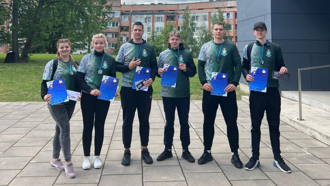 Valsts robežsardzes koledžas kadetu dalība orientēšanās sacensībās “KROKA 2023”