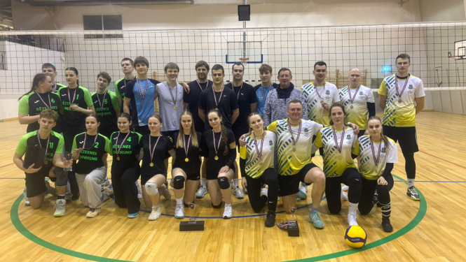 Valsts robežsardzes koledžas komanda izcīna 2. vietu volejbola turnīrā