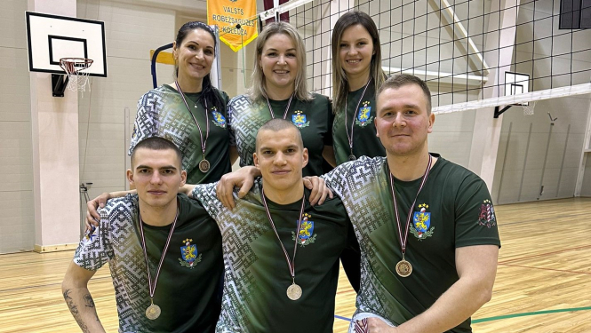 Valsts robežsardzes koledžas komanda izcīnīja godalgoto 2.vietu Nr.1