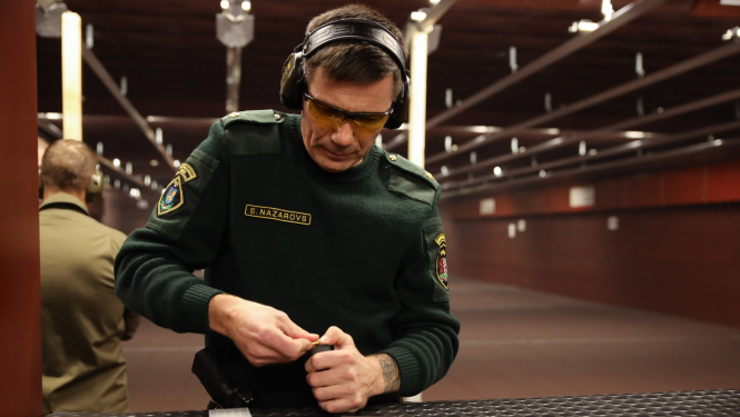 Robežsargi mērojās spēkiem šaušanas sacensībās Nr.3