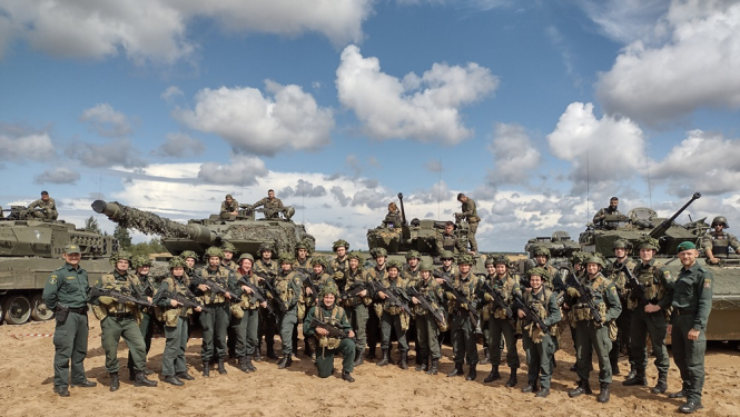 Valsts robežsardzes koledžas studējošie piedalījās praktiskajās nodarbībās “Vasaras lauka nometne”