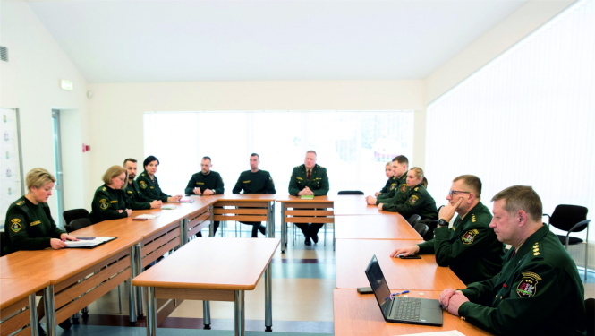 Valsts robežsardzes koledžā tika organizētas domes vēlēšanas Nr.4