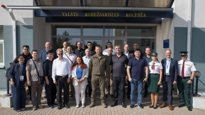 Valsts robežsardzes koledža uzņēma delegāciju Nr.1