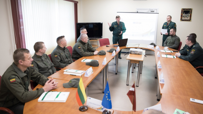 Valsts robežsardzes koledžā viesojās Lietuvas kolēģi