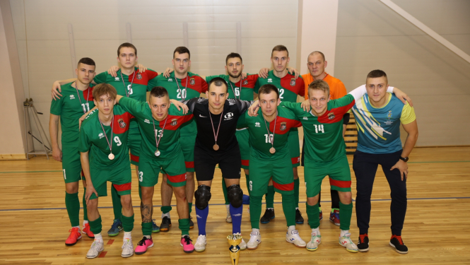 Valsts robežsardzes futbolisti izcīna trešo vietu