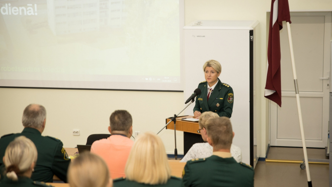 Valsts robežsardzes koledžā svinīgi atzīmē jauno mācību gada sākumu Nr.1