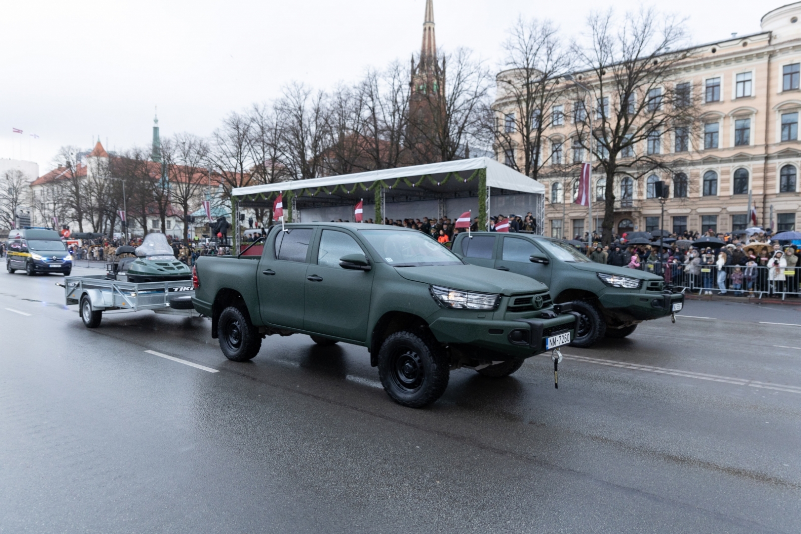 Valsts robežsardzes koledžas vienība piedalījās militārajā parādē Rīgā Nr.11