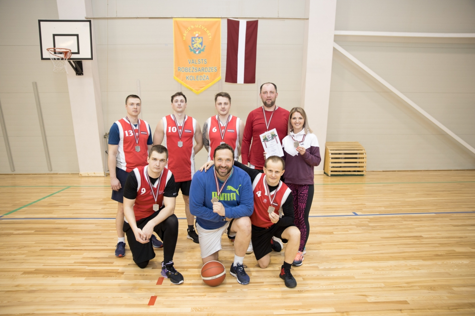 Robežsardzē noskaidroti čempionāta uzvarētāji basketbolā