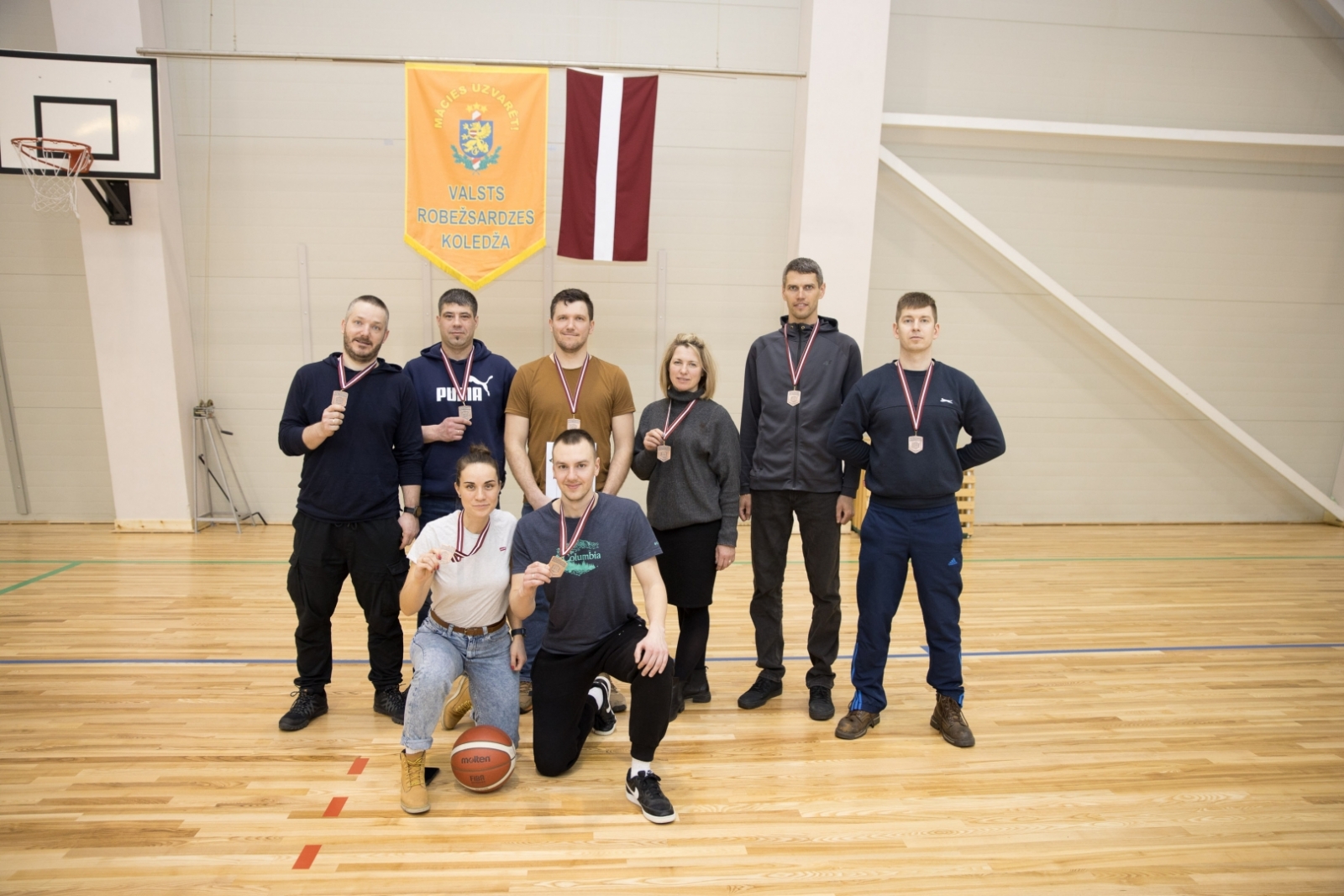 Robežsardzē noskaidroti čempionāta uzvarētāji basketbolā