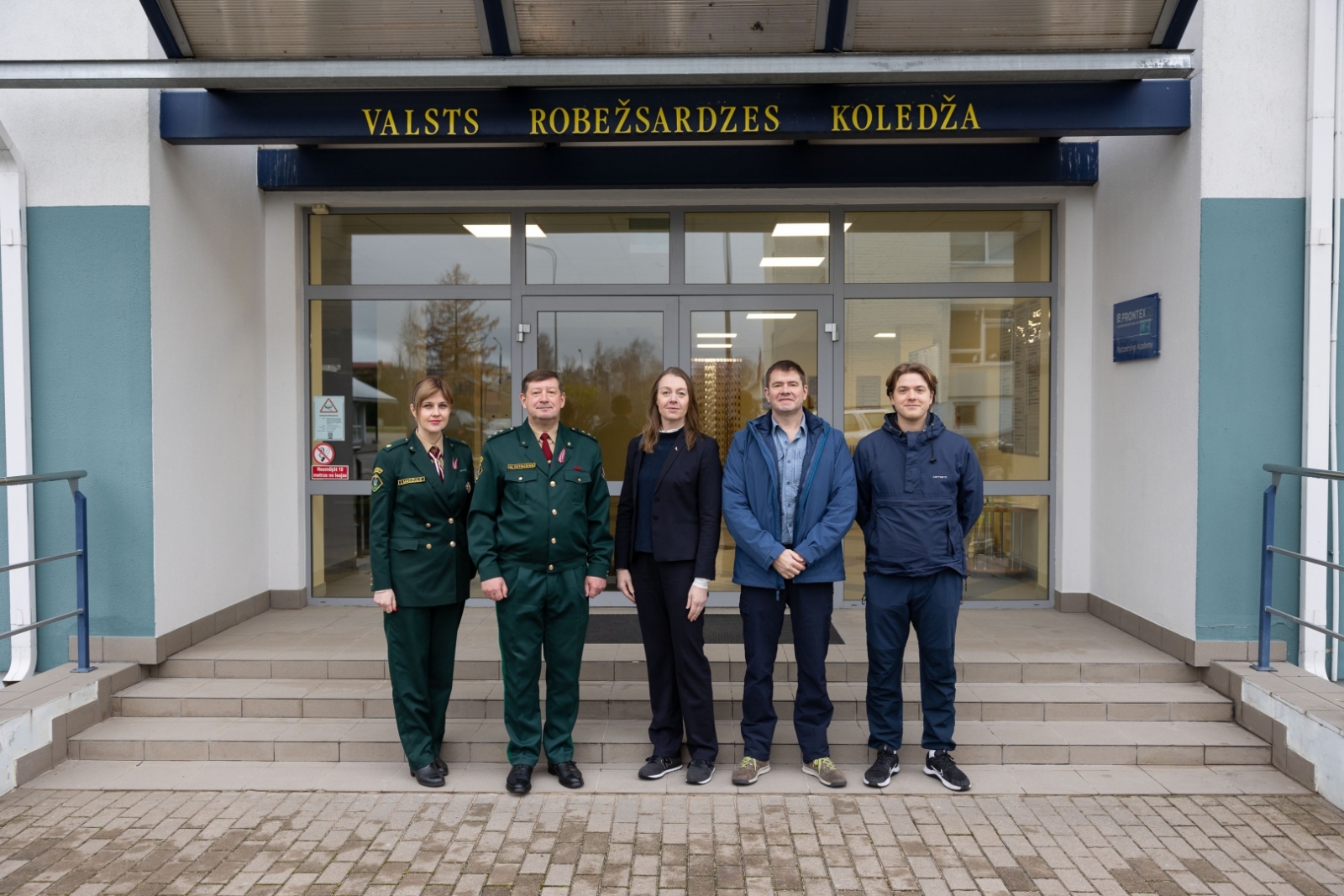Norvēģijas vēstniecības delegācija darba vizītē apmeklē  Valsts robežsardzes koledžu