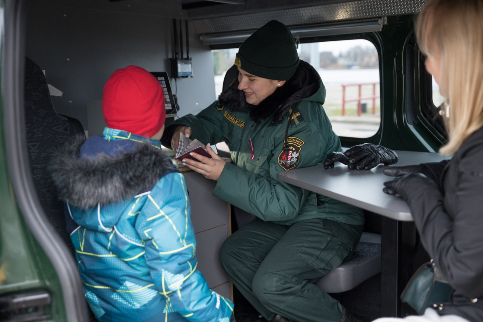 Militārajā parādē Valsts robežsardzi pārstāvēja  Valsts robežsardzes koledžas vienība