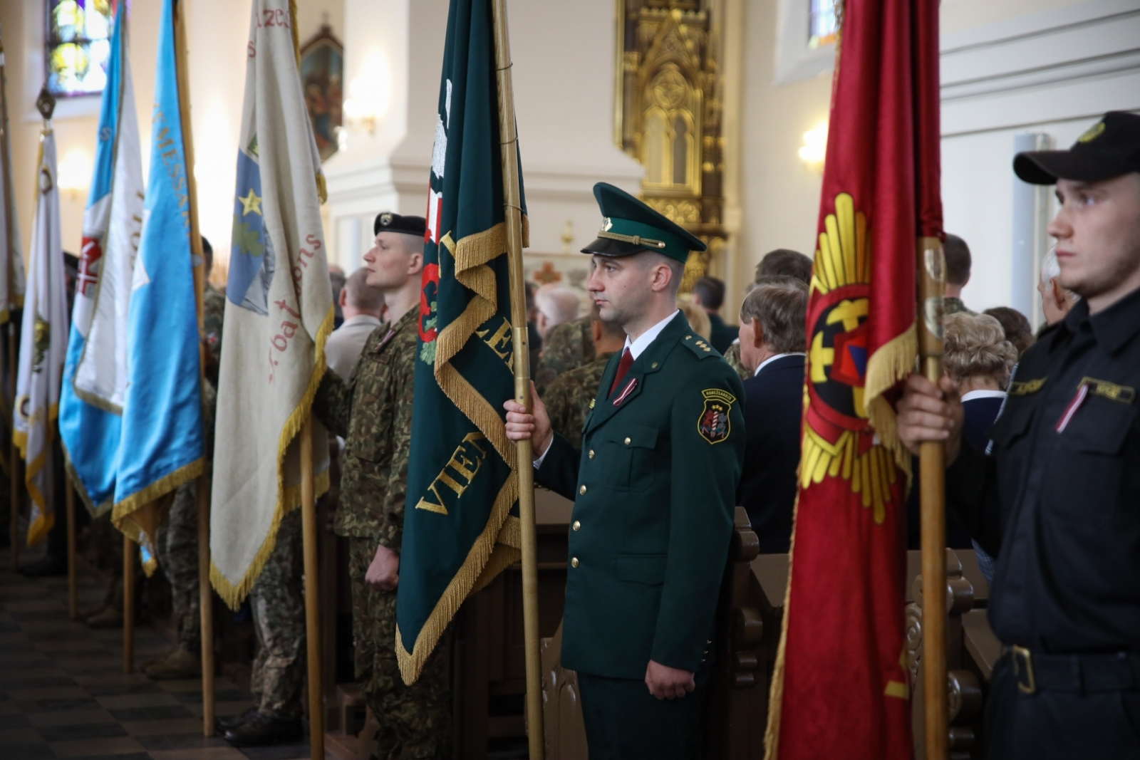 Valsts robežsardzi militārajā parādē pārstāvēja Valsts robežsardzes koledžas vienība Nr.2