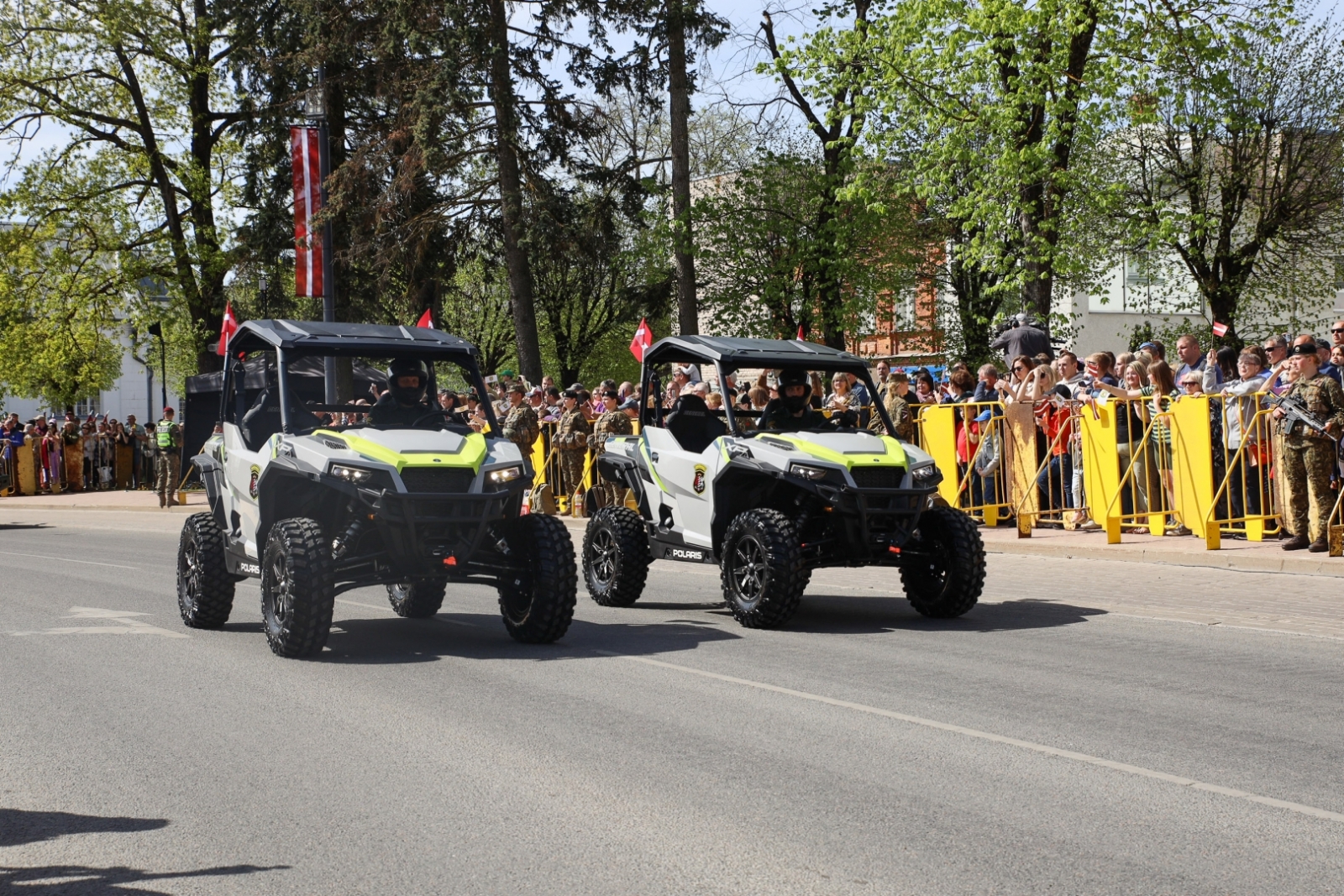 Valsts robežsardzi militārajā parādē pārstāvēja Valsts robežsardzes koledžas vienība Nr.8