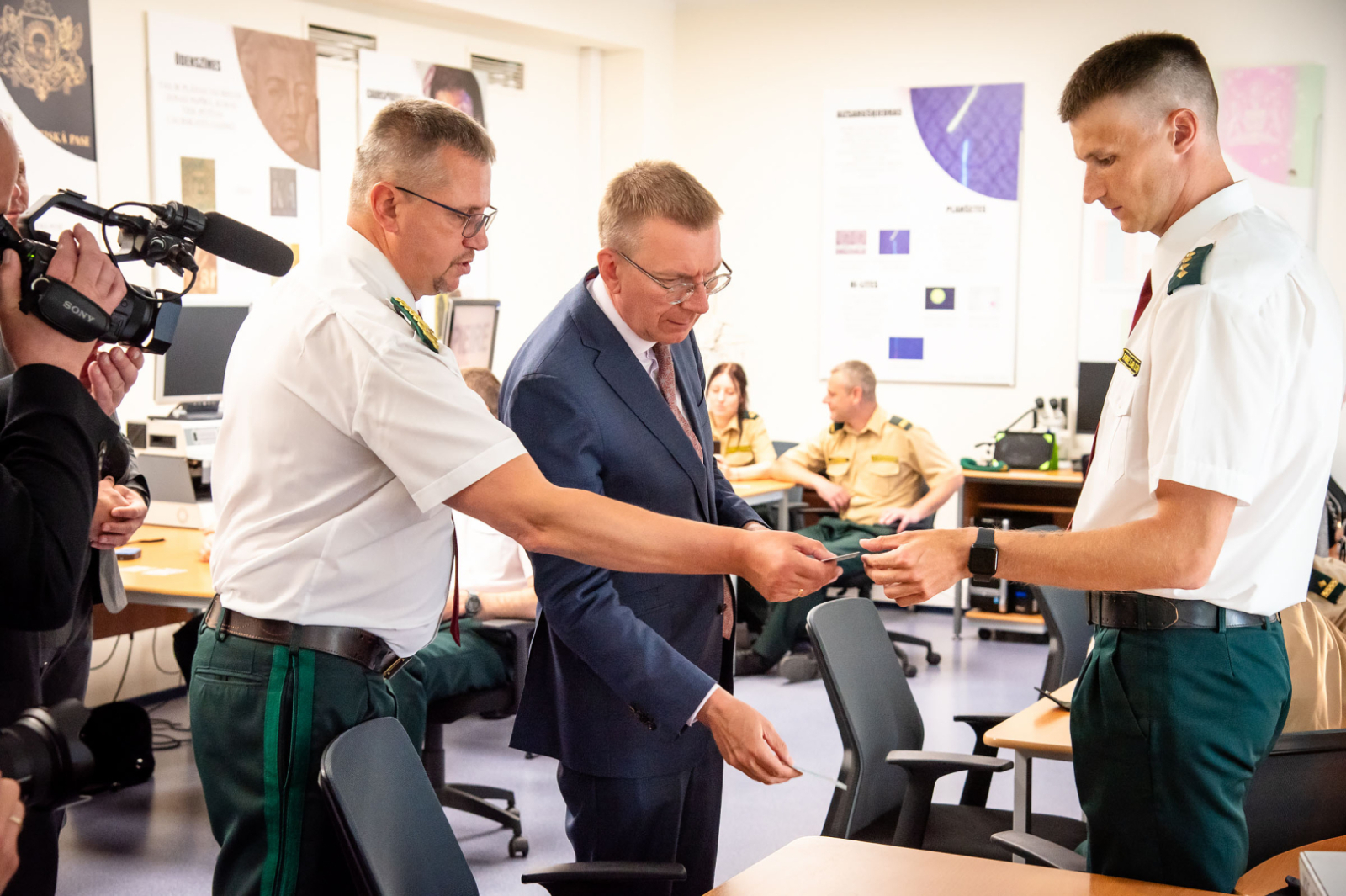 3.jūlijā Valsts robežsardzes koledžā viesojās Valsts prezidents Edgars Rinkēvičs