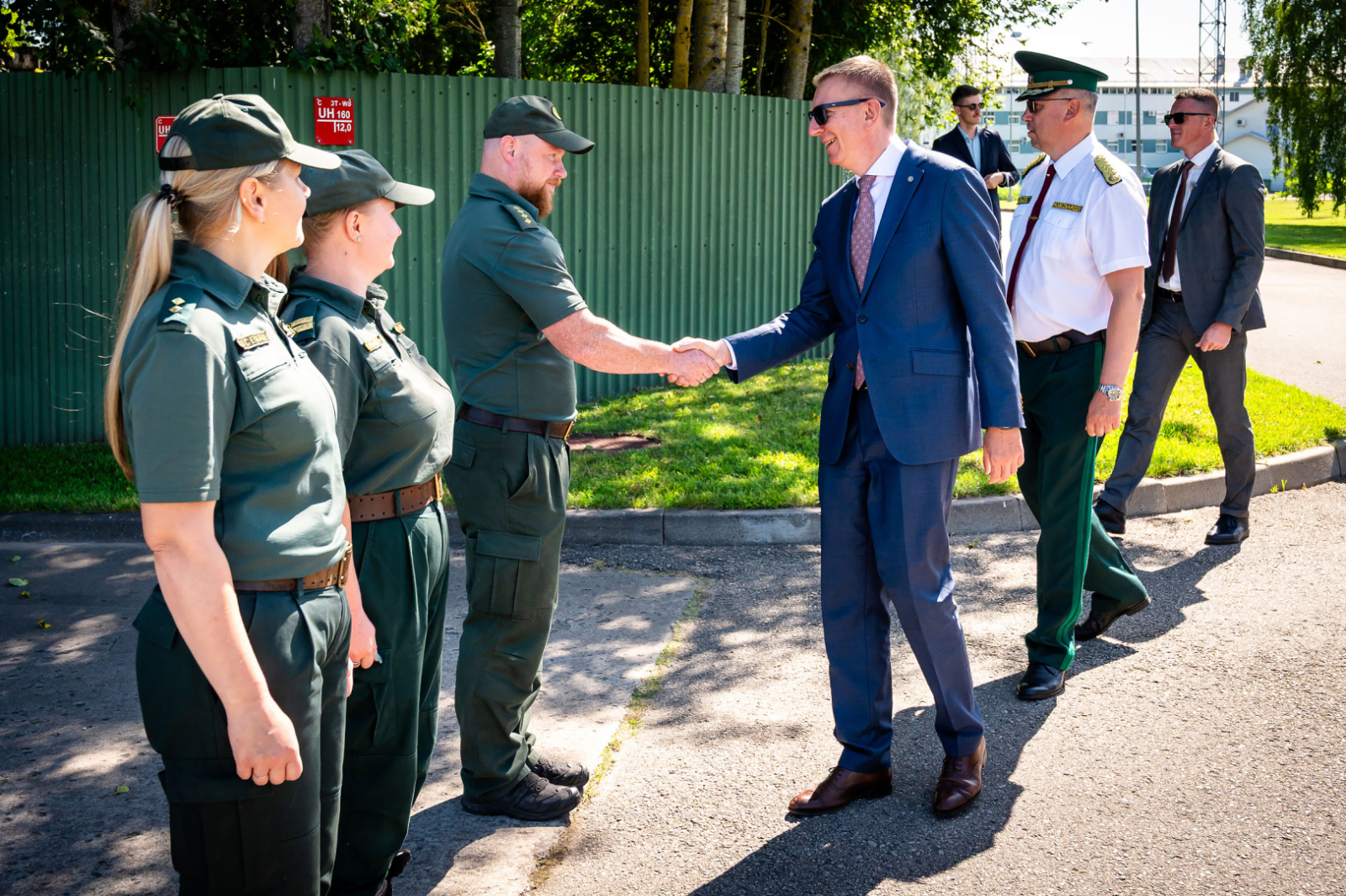 3.jūlijā Valsts robežsardzes koledžā viesojās Valsts prezidents Edgars Rinkēvičs