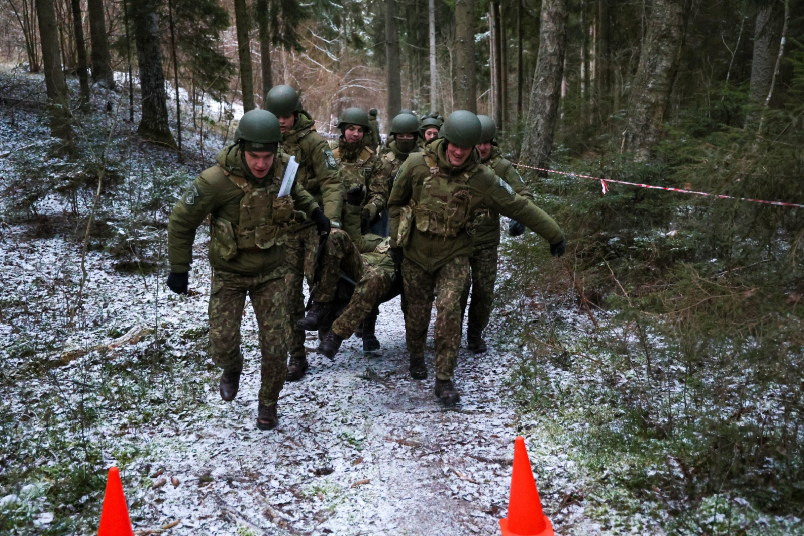 Valsts robežsardzes koledžas kadetu sacensības “Ziemassvētku kauss 2025”